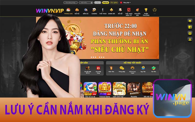 Lưu ý cần nắm khi đăng ký