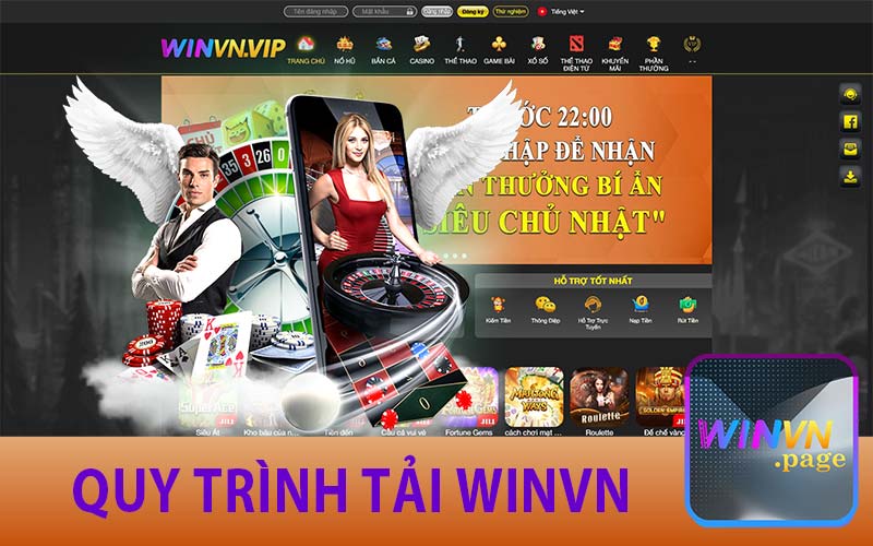 Quy trình tải Winvn